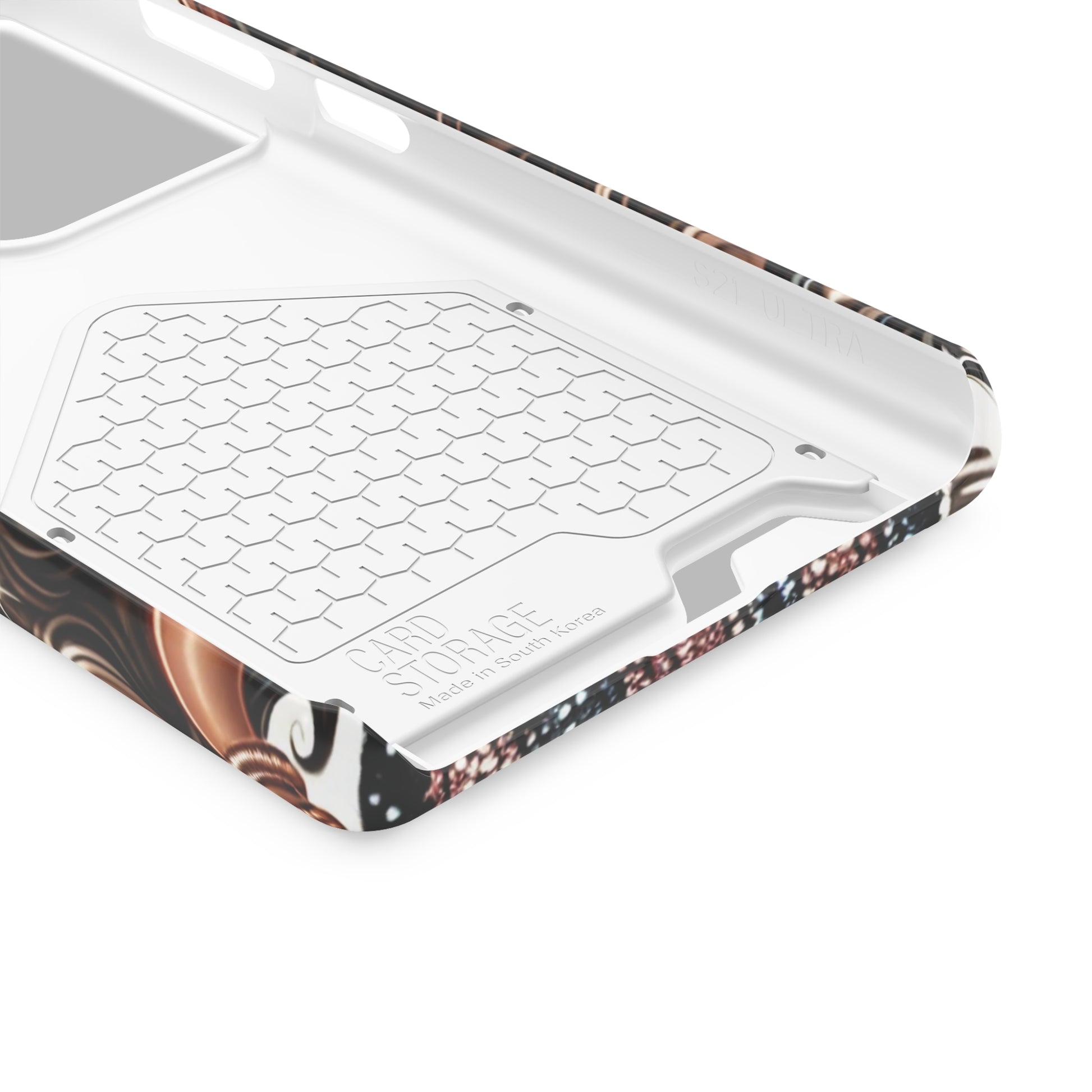 "Beautiful" - Phone Case With Card Holder - Creatively Designed Shop
