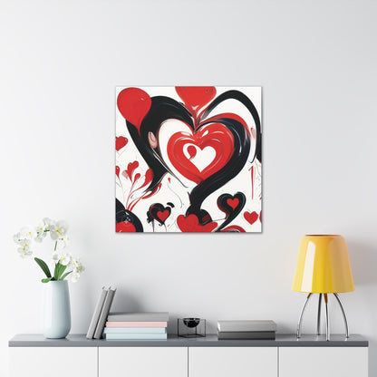 Hearts & Love - Canvas Gallery Wraps