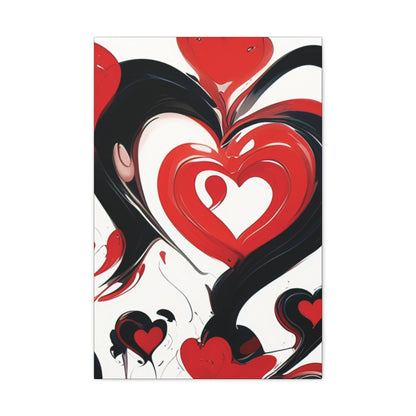 Hearts & Love - Canvas Gallery Wraps