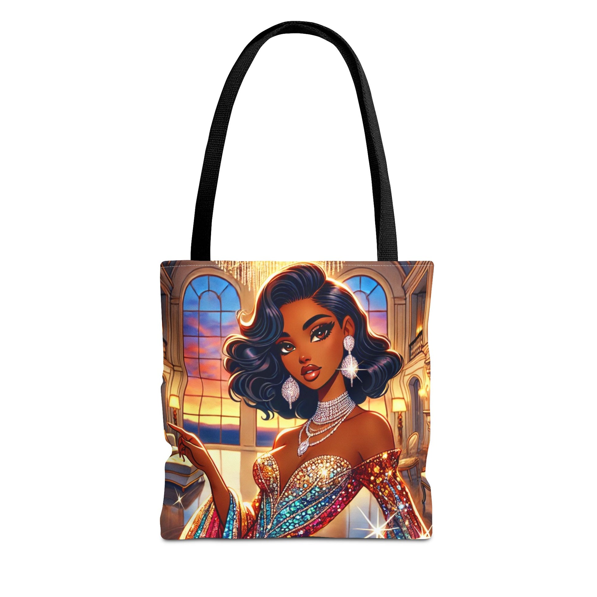 "Elegance Suits Me" (Hazel) - Tote Bag (AOP) - Creatively Designed Shop