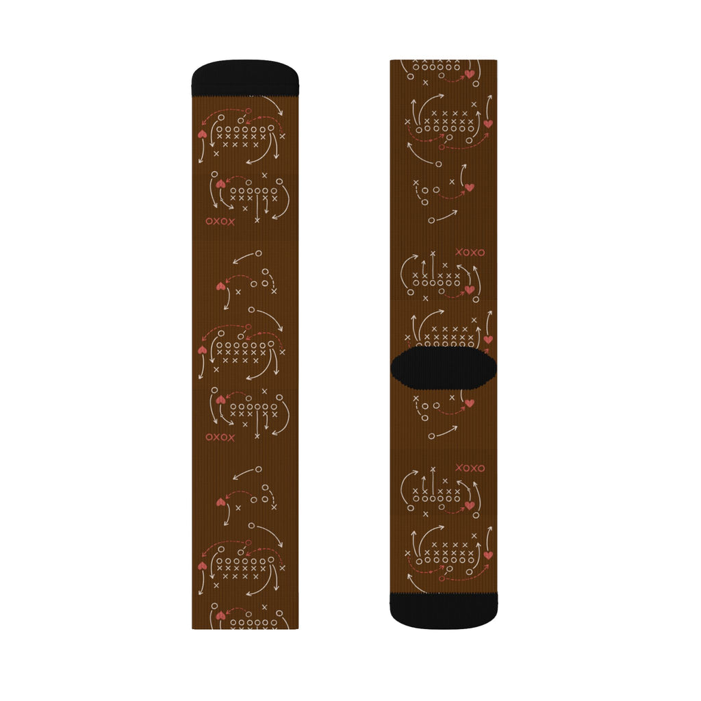 Football Playbook Socks