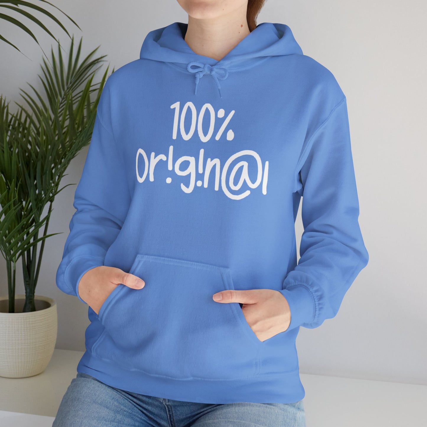 "100% Or!g!n@l" - Unisex Heavy Blend™ Hooded Sweatshirt