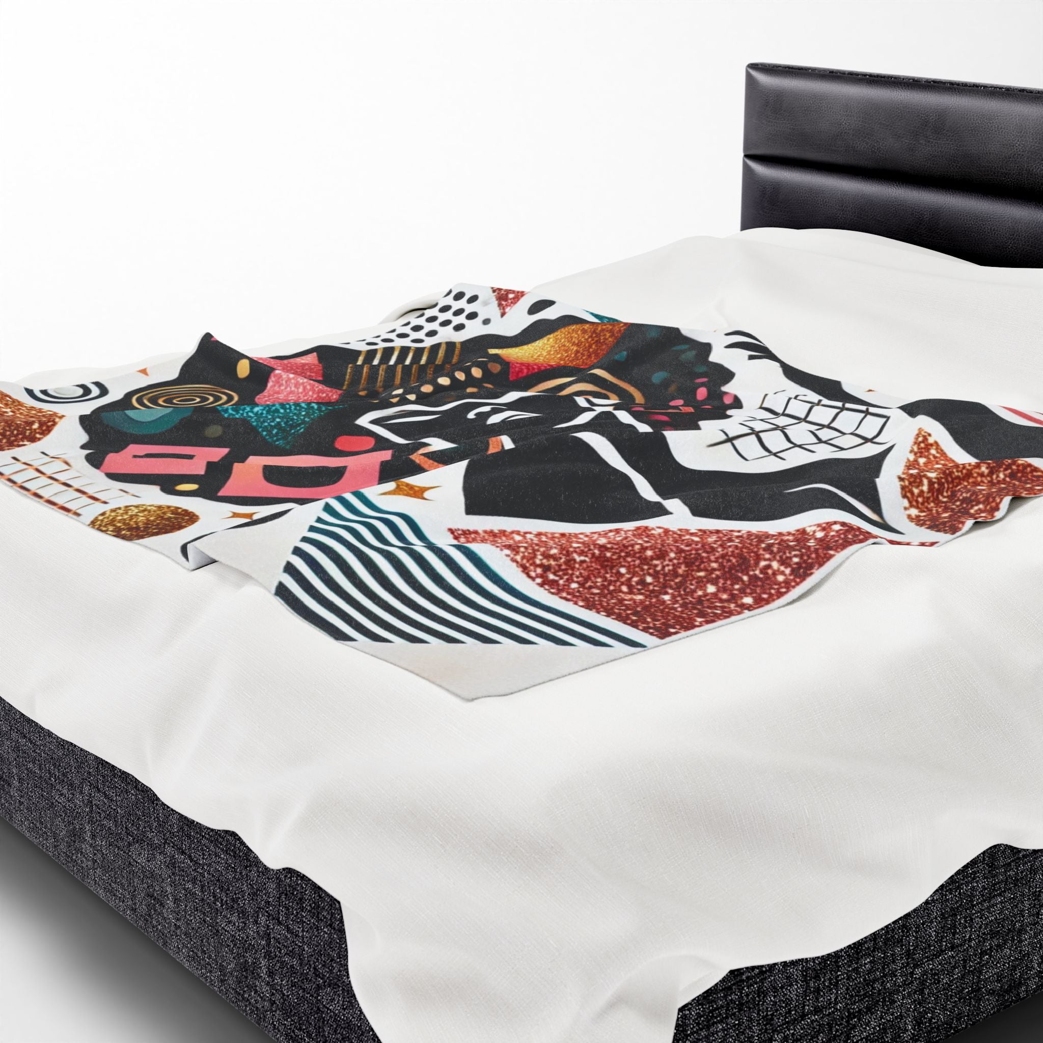 Crowned in Confidence – Plush Velveteen Blanket