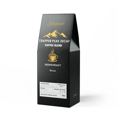 Elegant Trapper Peak Decaf Coffee Blend (Medium Roast) - Creatively Designed Shop