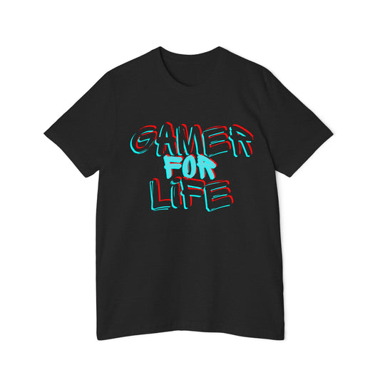 Gamer for Life - USA-Made Unisex Short-Sleeve Jersey T-Shirt