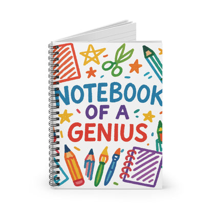 Notebook of a Genius - Spiral Notebook