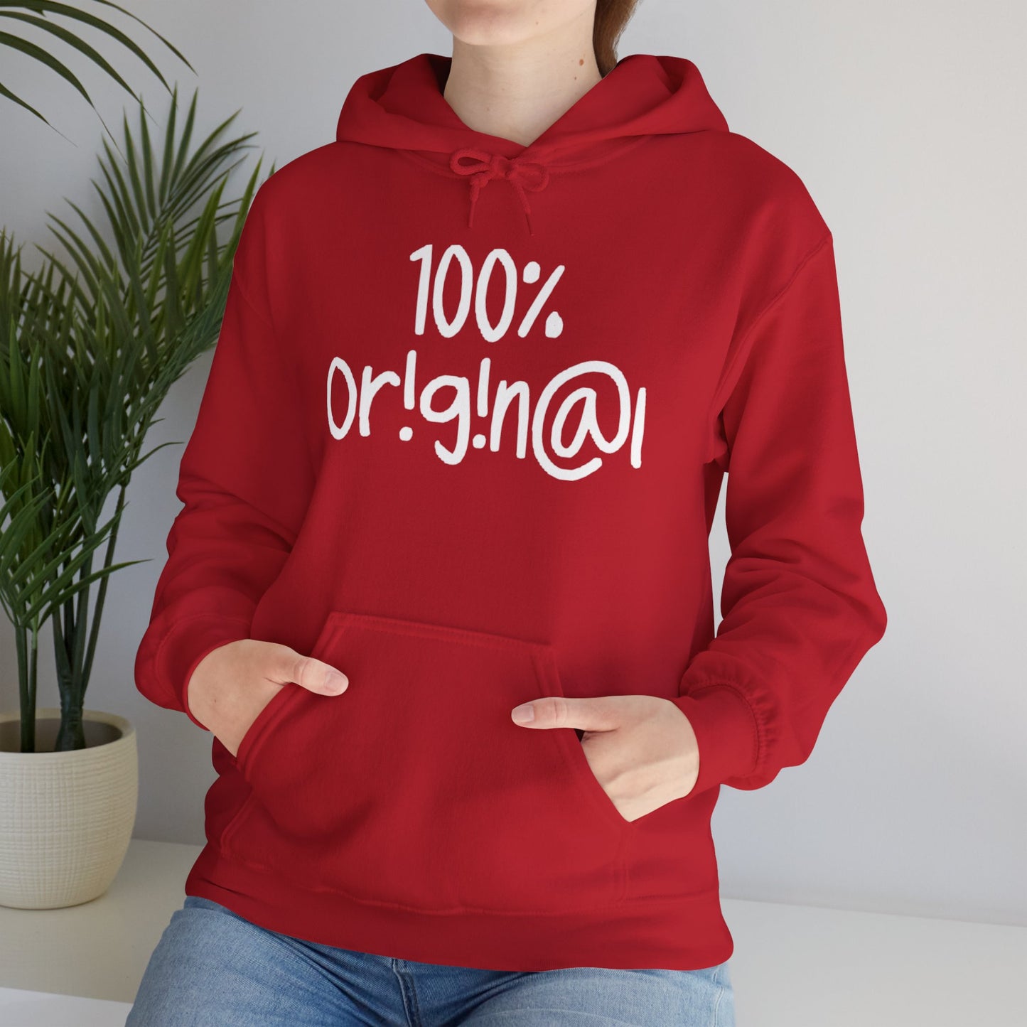 "100% Or!g!n@l" - Unisex Heavy Blend™ Hooded Sweatshirt
