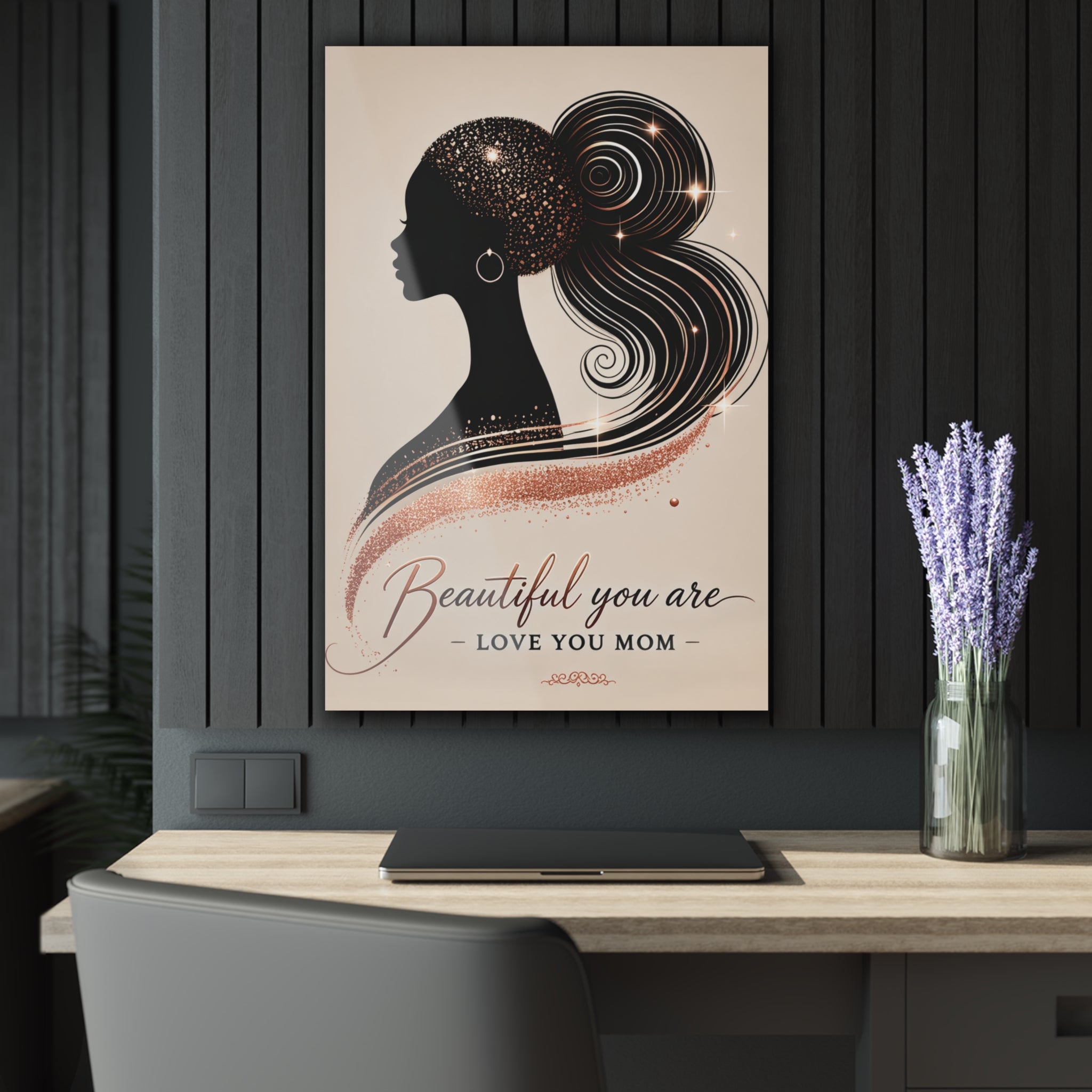 Beautiful You Are – Love You Mom - Acrylic Prints (French Cleat Hanging)