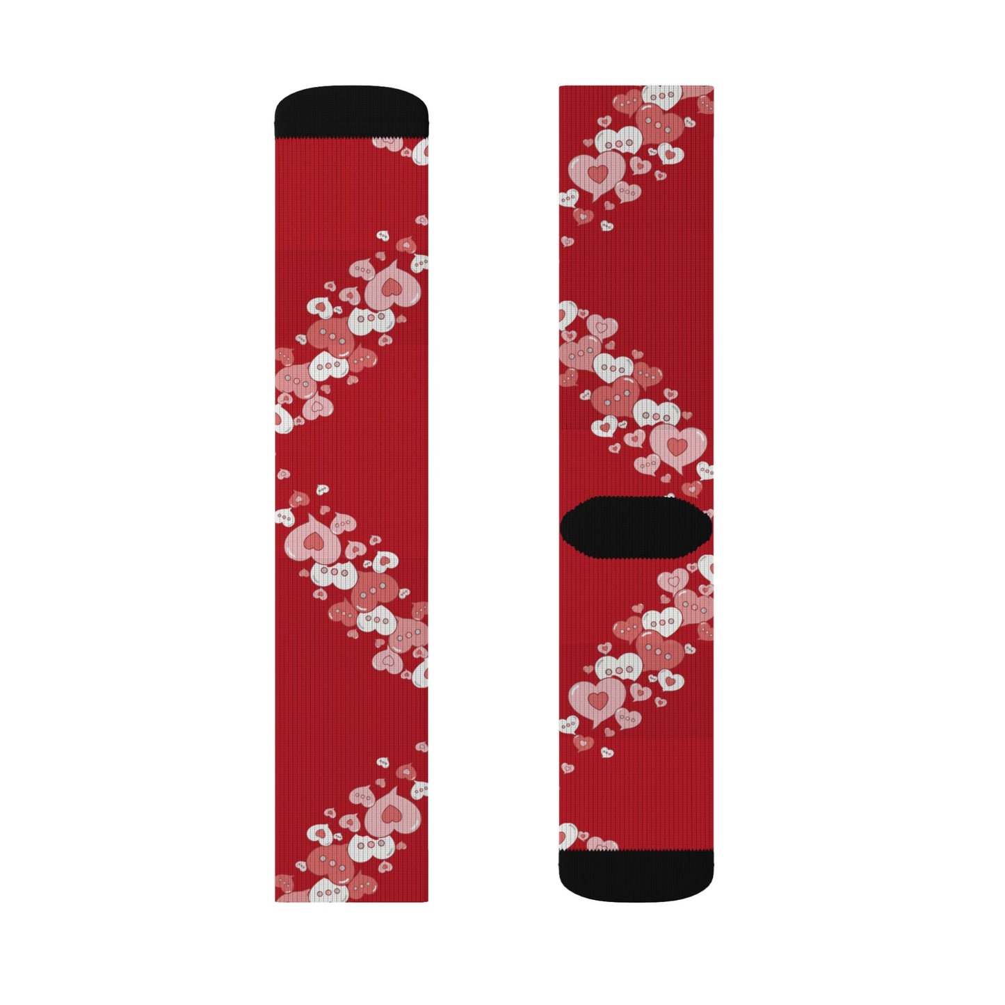 Conversation Bubble Hearts Socks