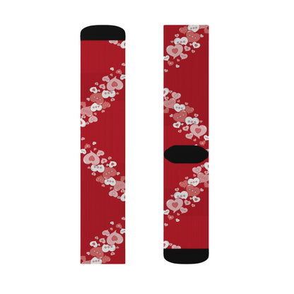 Conversation Bubble Hearts Socks