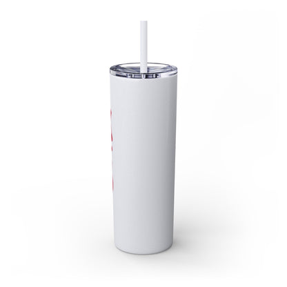 Drink Like A Boss - Skinny Tumbler with Straw, 20oz - Creatively Designed Shop