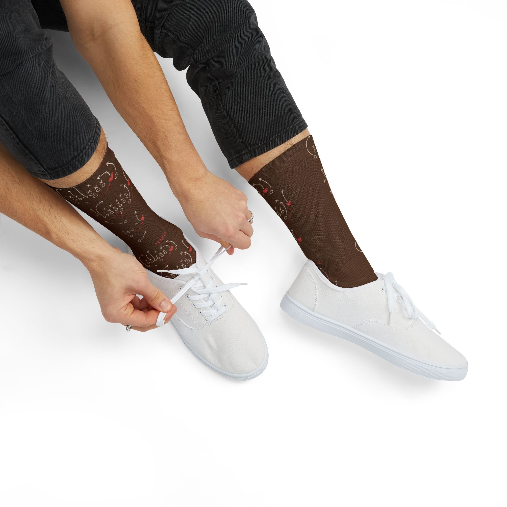Football Playbook Socks