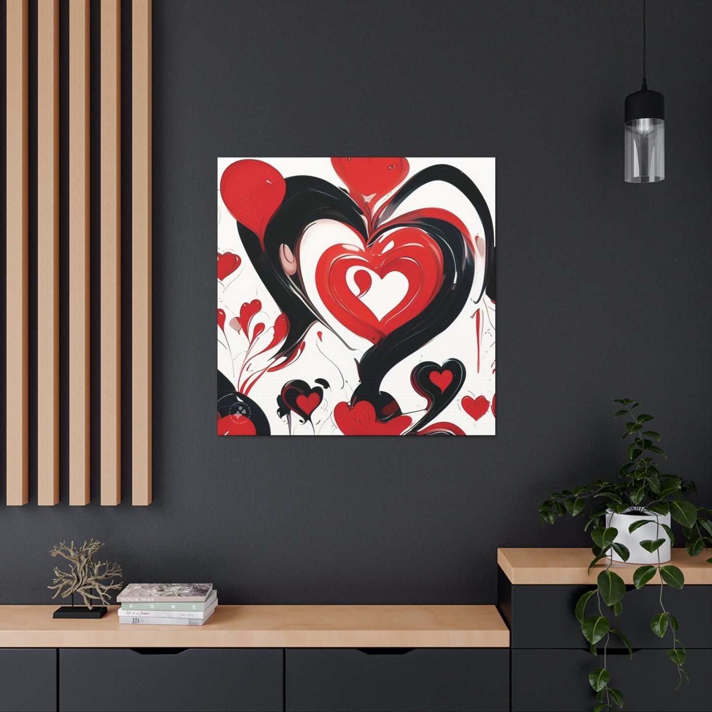 Hearts & Love - Canvas Gallery Wraps