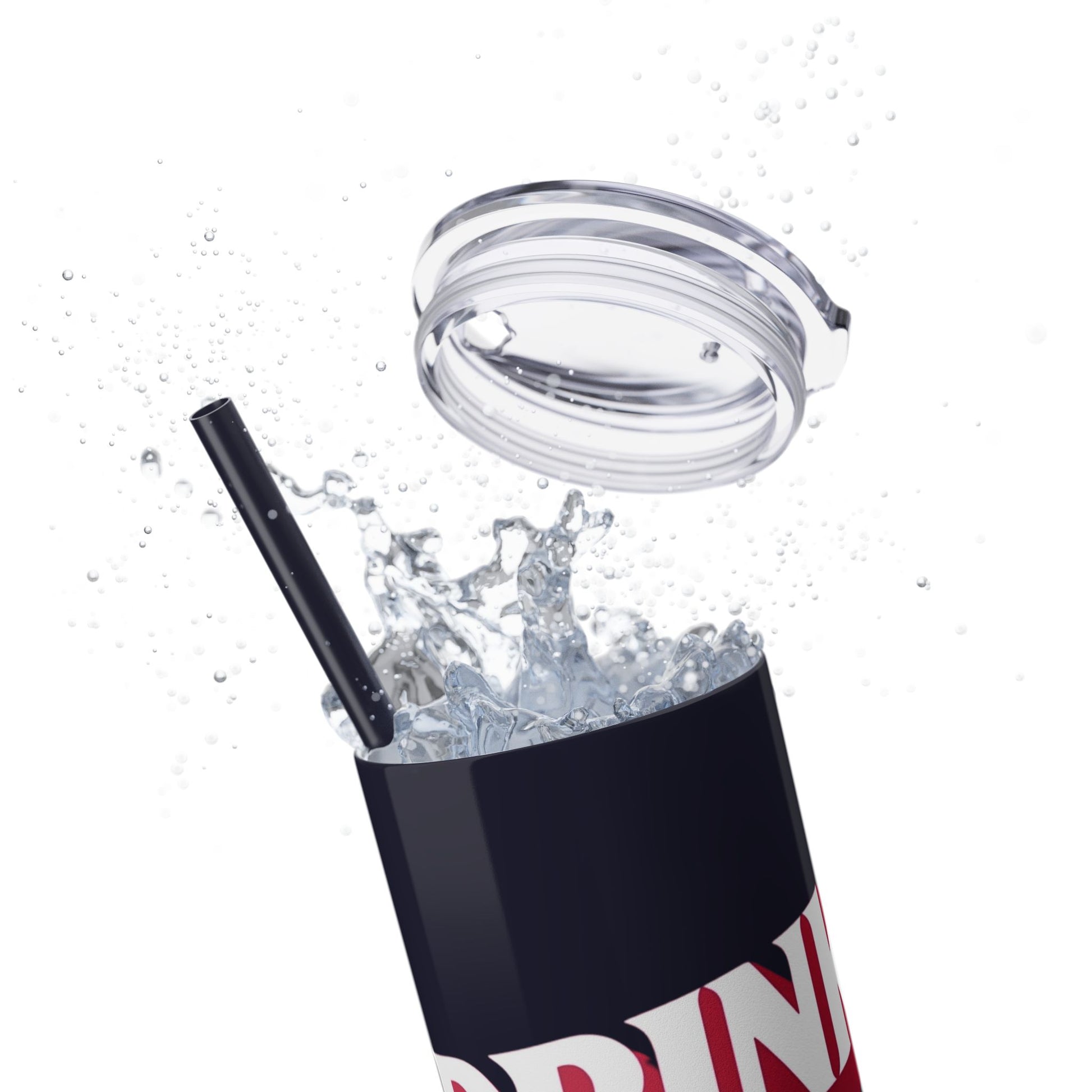 Drink Like A Boss - Skinny Tumbler with Straw, 20oz - Creatively Designed Shop