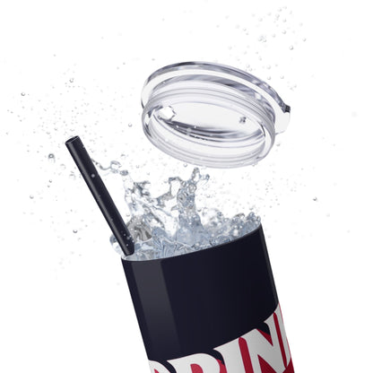 Drink Like A Boss - Skinny Tumbler with Straw, 20oz - Creatively Designed Shop