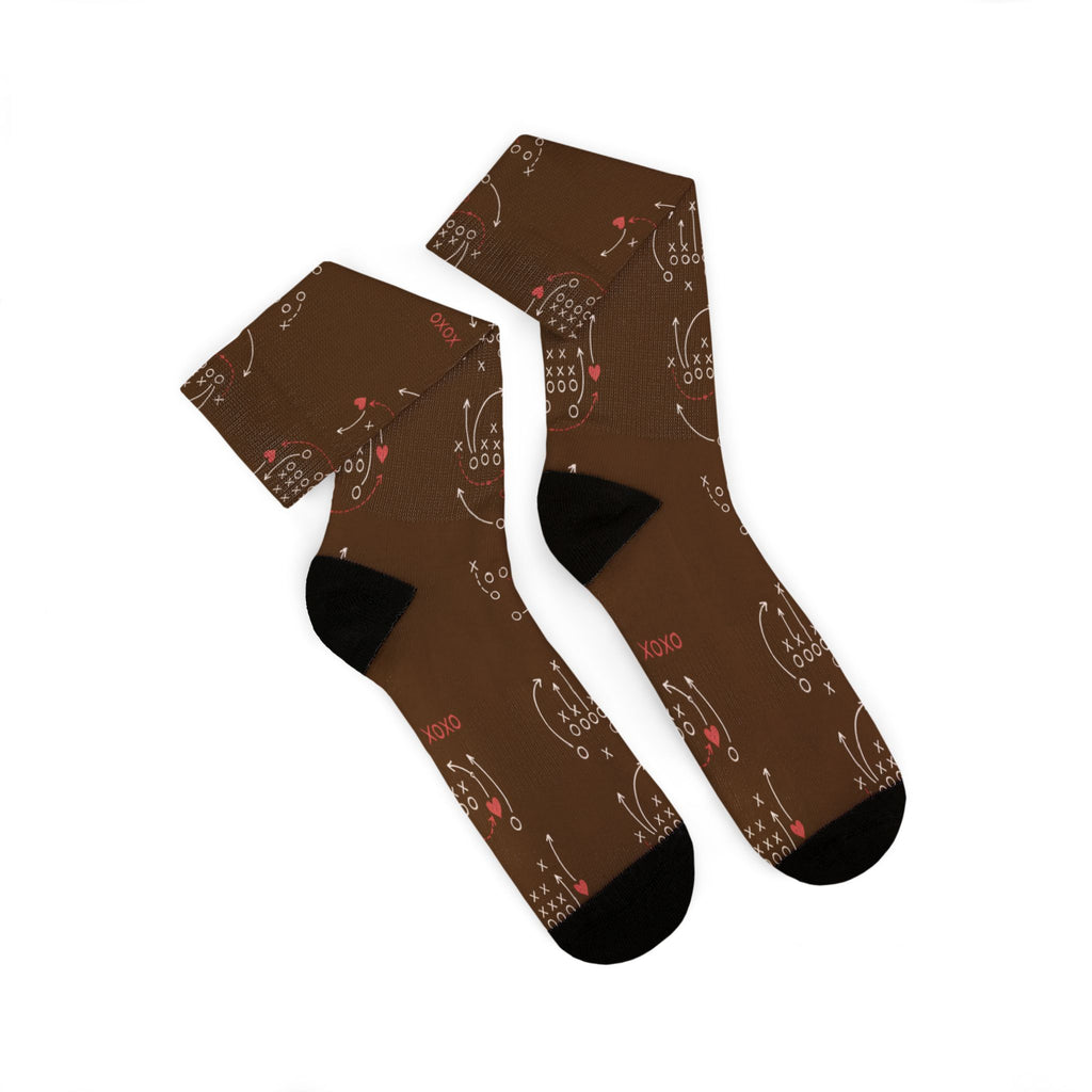 Football Playbook Socks
