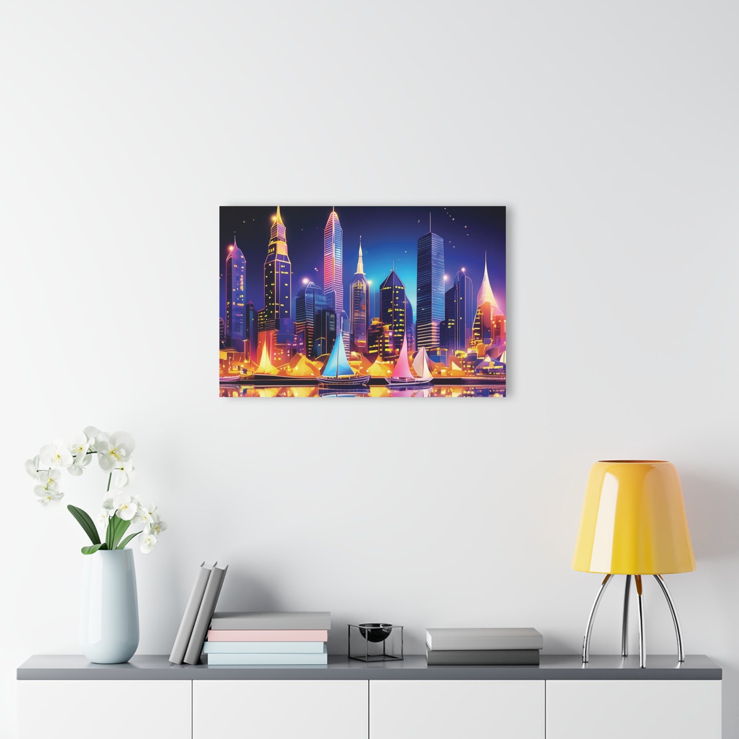 Beautiful City - Acrylic Prints (French Cleat Hanging)