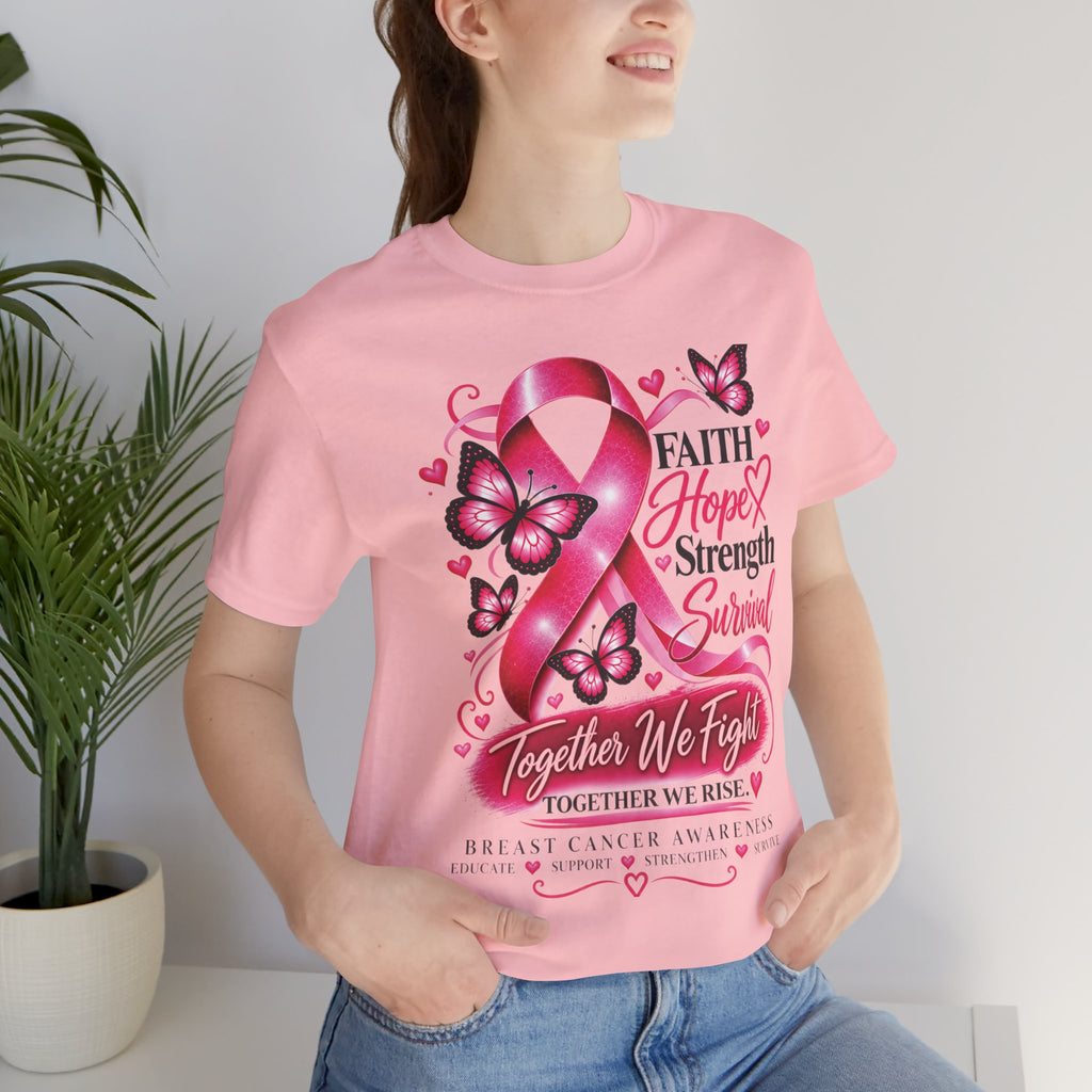 2026 Featured: Sisters Empowering Sisters Breast Cancer Awareness Tee | Front & Back Print