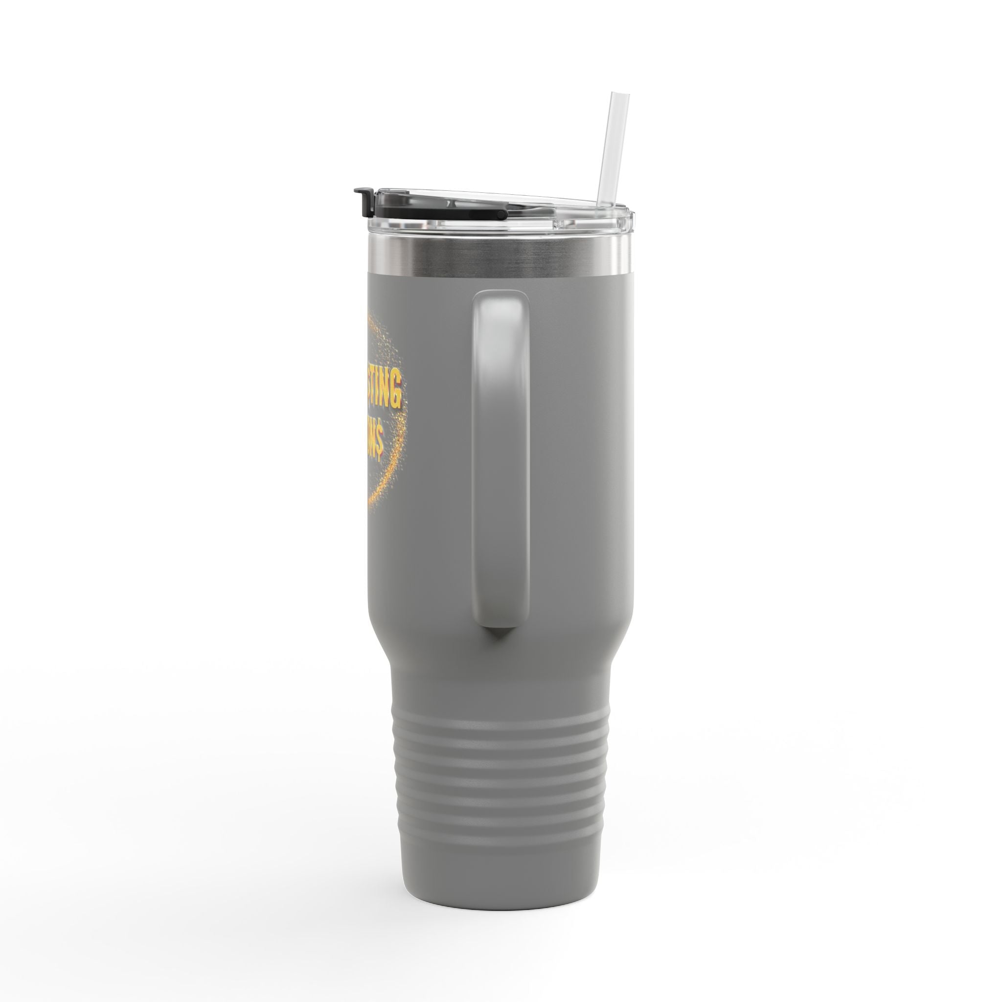 "Manifesting Millions" - Insulated Travel Mug, 40oz