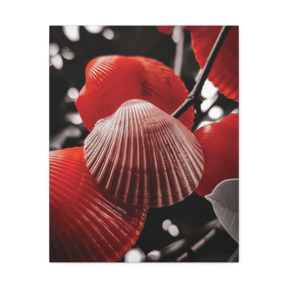 Red Shells - Canvas Gallery Wraps