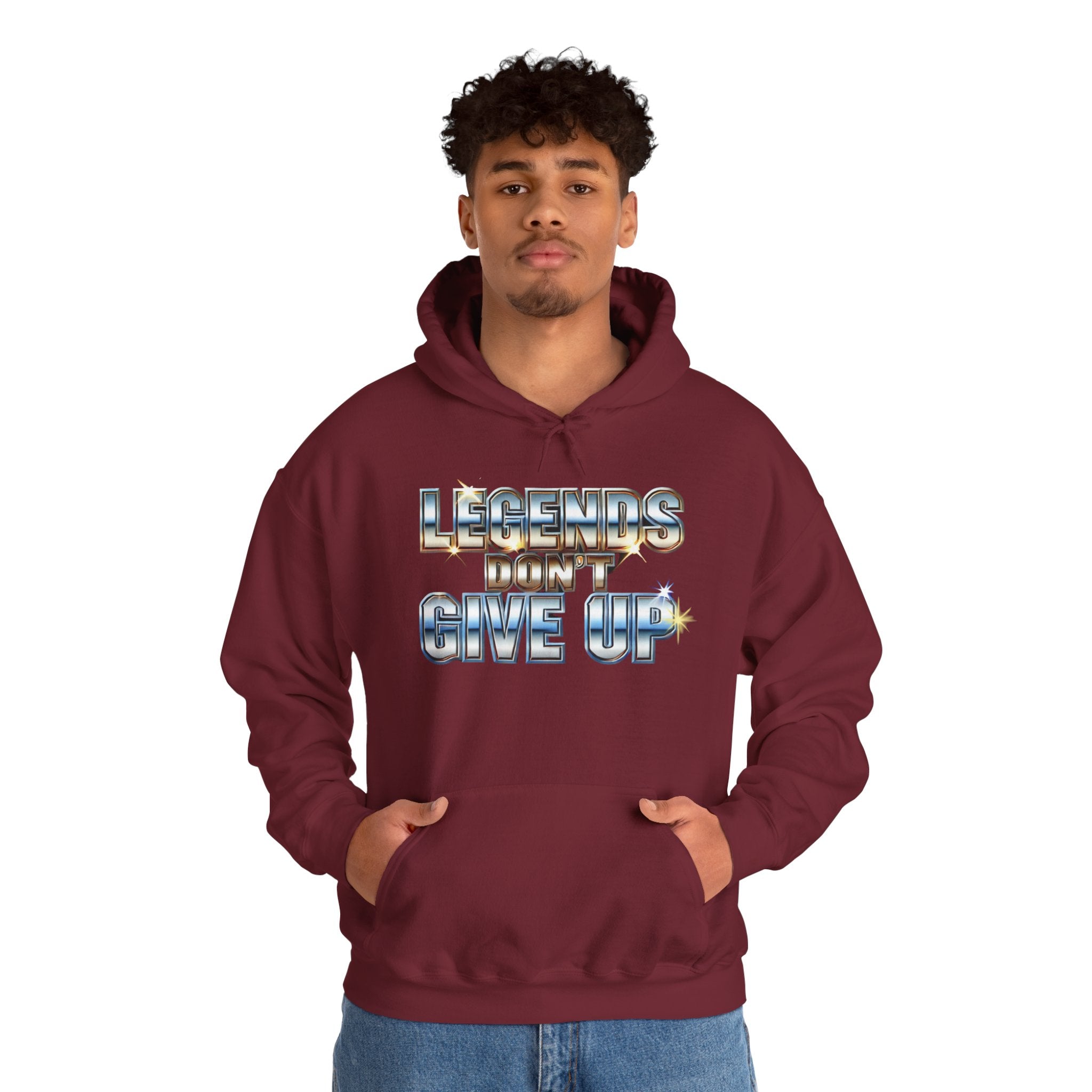 Legends Don't Give Up - Unisex Heavy Blend™ Hooded Sweatshirt