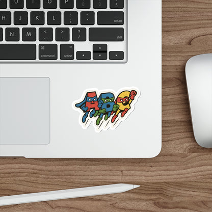 ABC Superheroes - Die-Cut Sticker