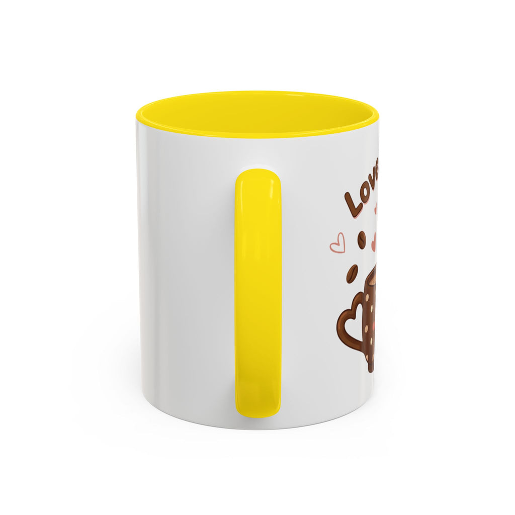 Love You A Latte – Accent Coffee Mug