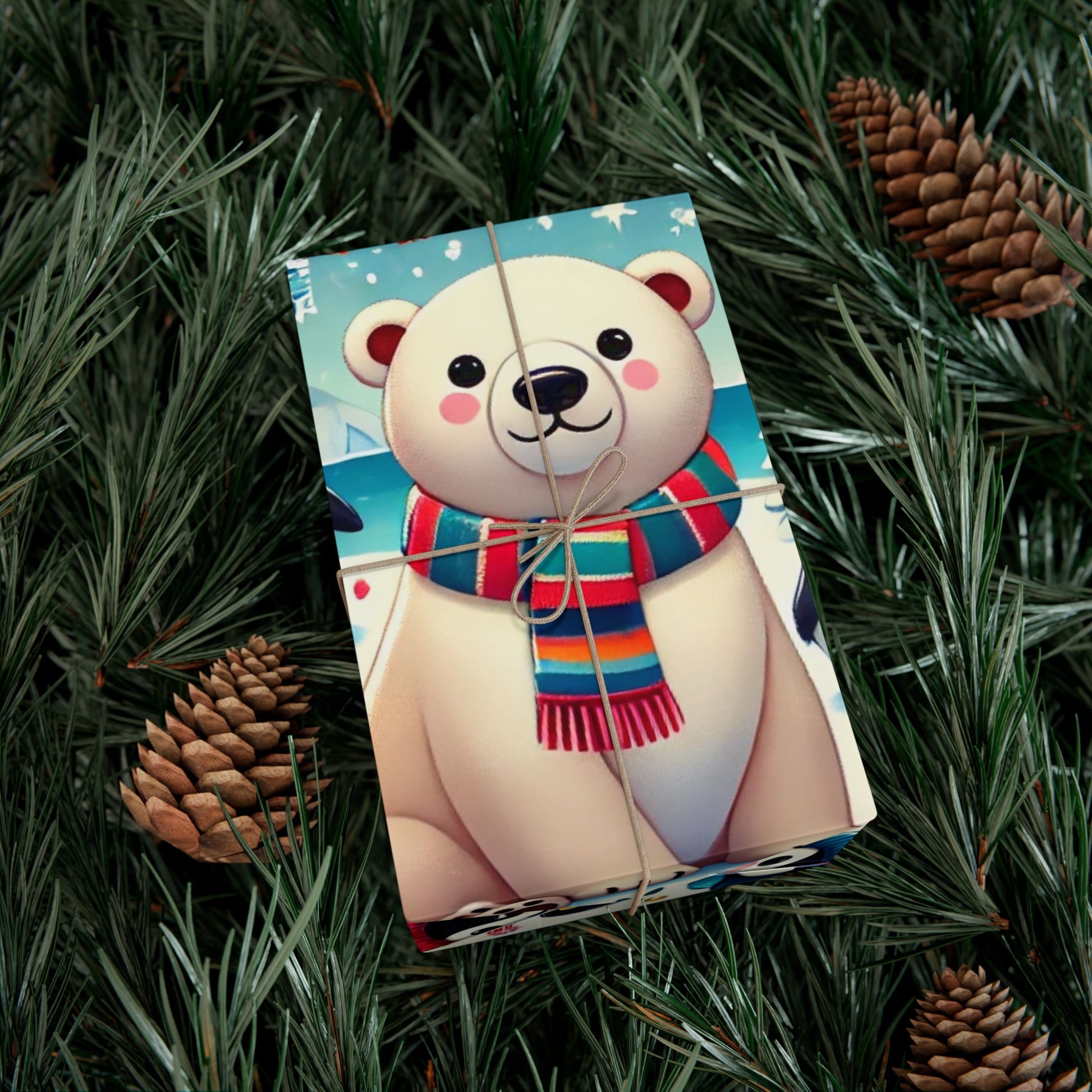 Penguins & Polar Bears - Gift Wrap Papers - Creatively Designed Shop