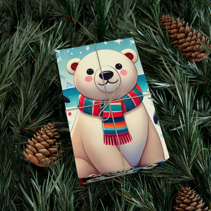 Penguins & Polar Bears - Gift Wrap Papers - Creatively Designed Shop