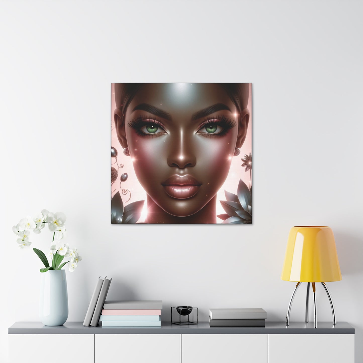 "Gorgeous" Silver - Canvas Gallery Wraps