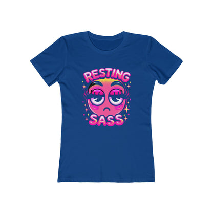 Resting Sass - The Boyfriend Tee for Women - Creatively Designed Shop
