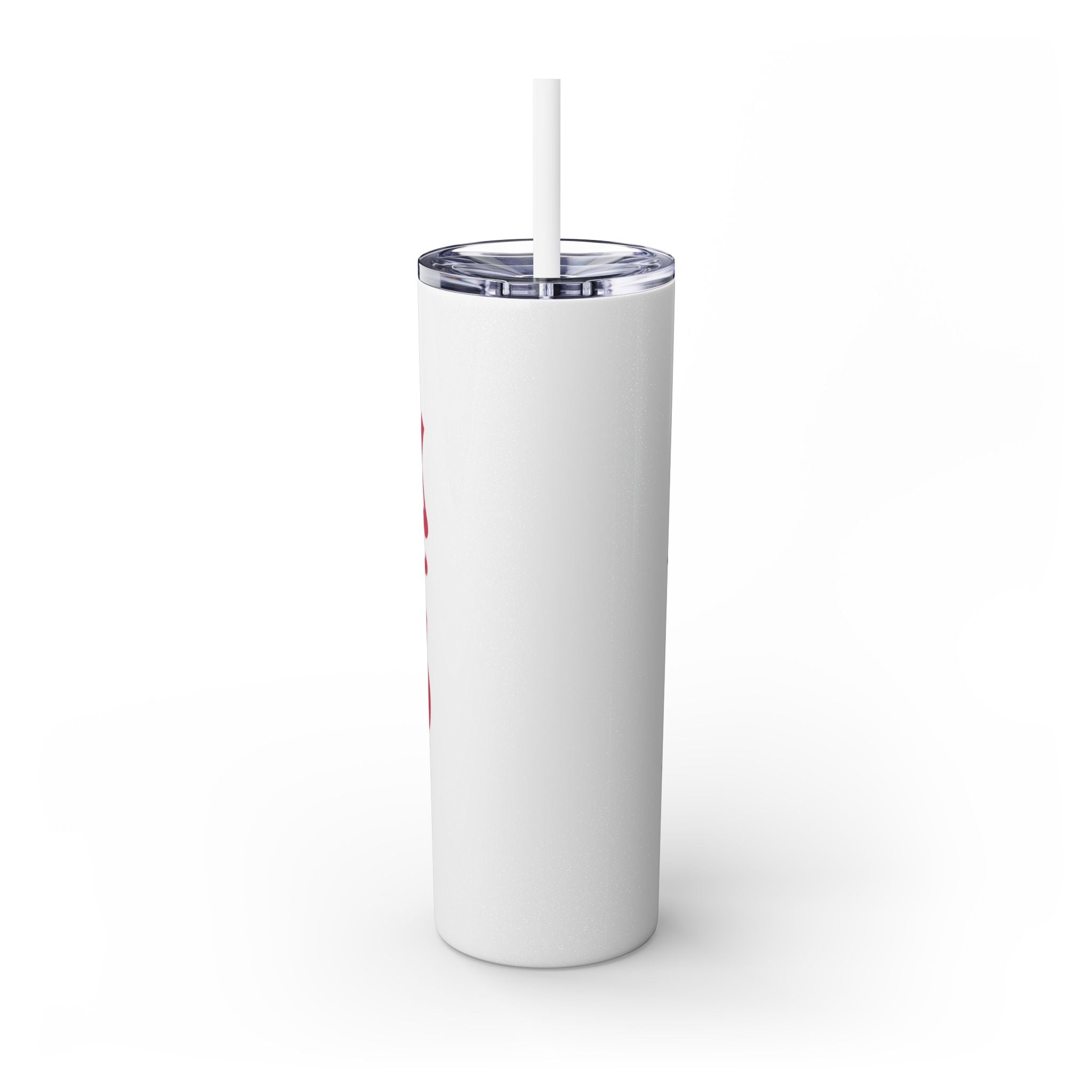 Drink Like A Boss - Skinny Tumbler with Straw, 20oz