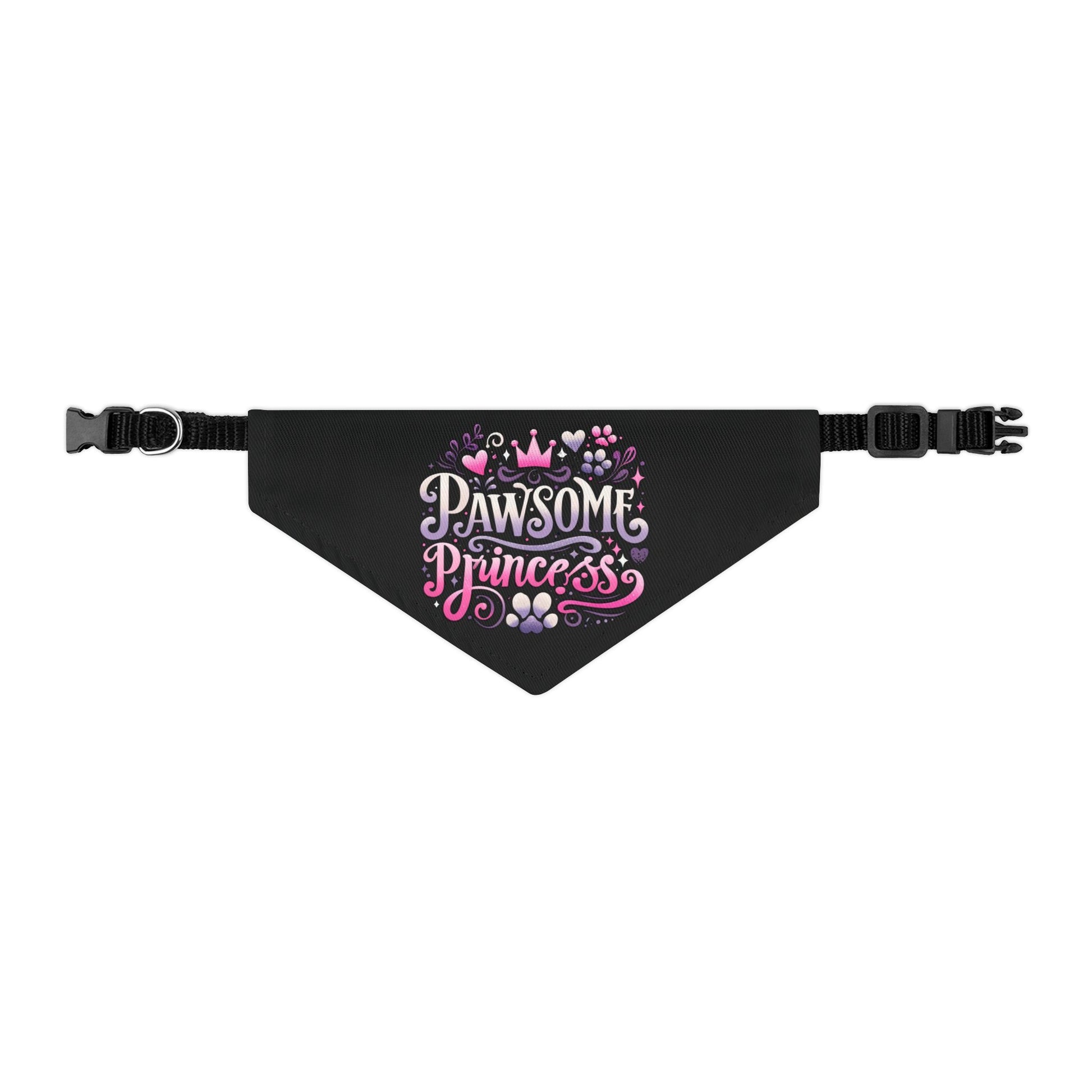 Pawsome Princess - Pet Bandana Collar - Creatively Designed Shop