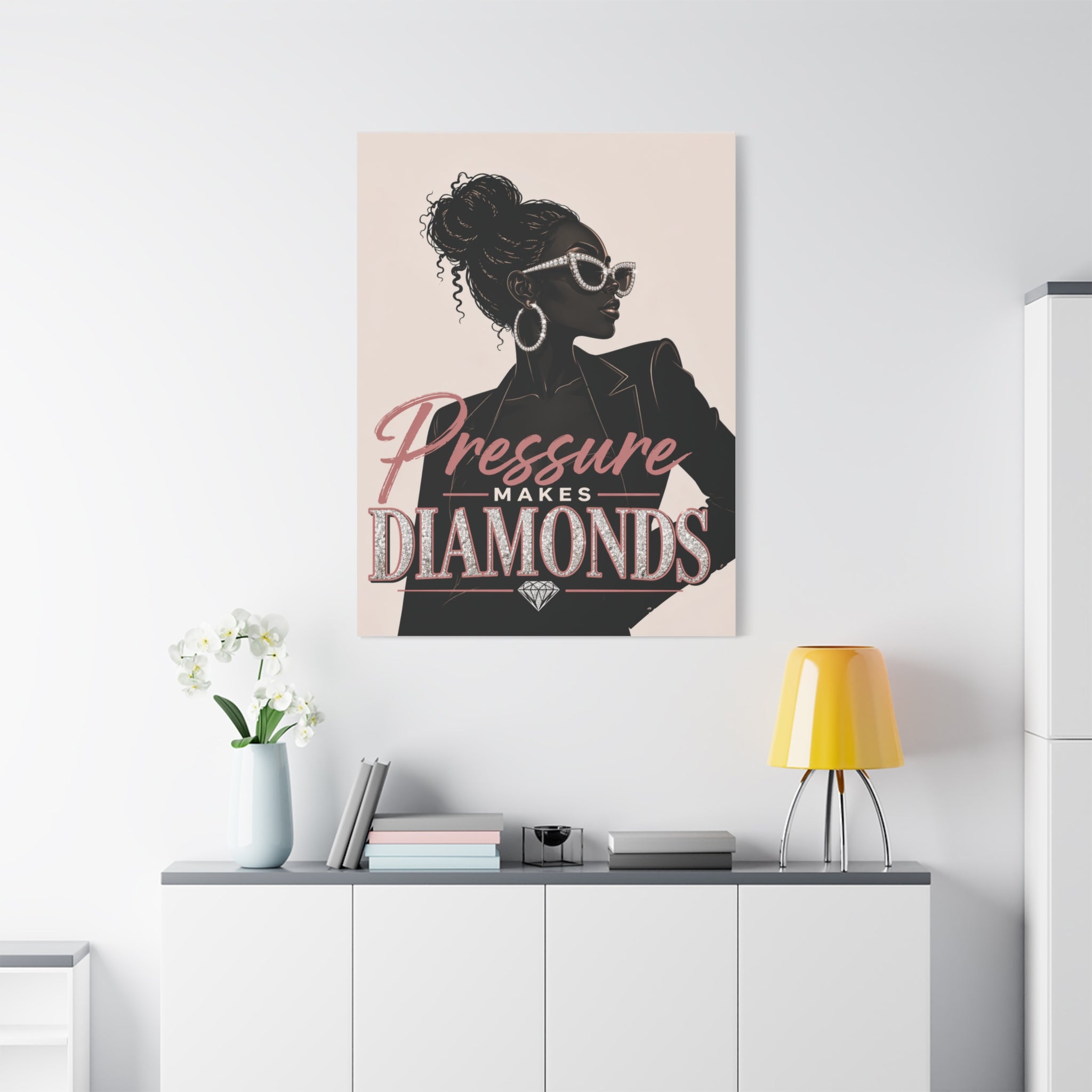 Pressure Makes Diamonds - Matte Canvas Wall Art