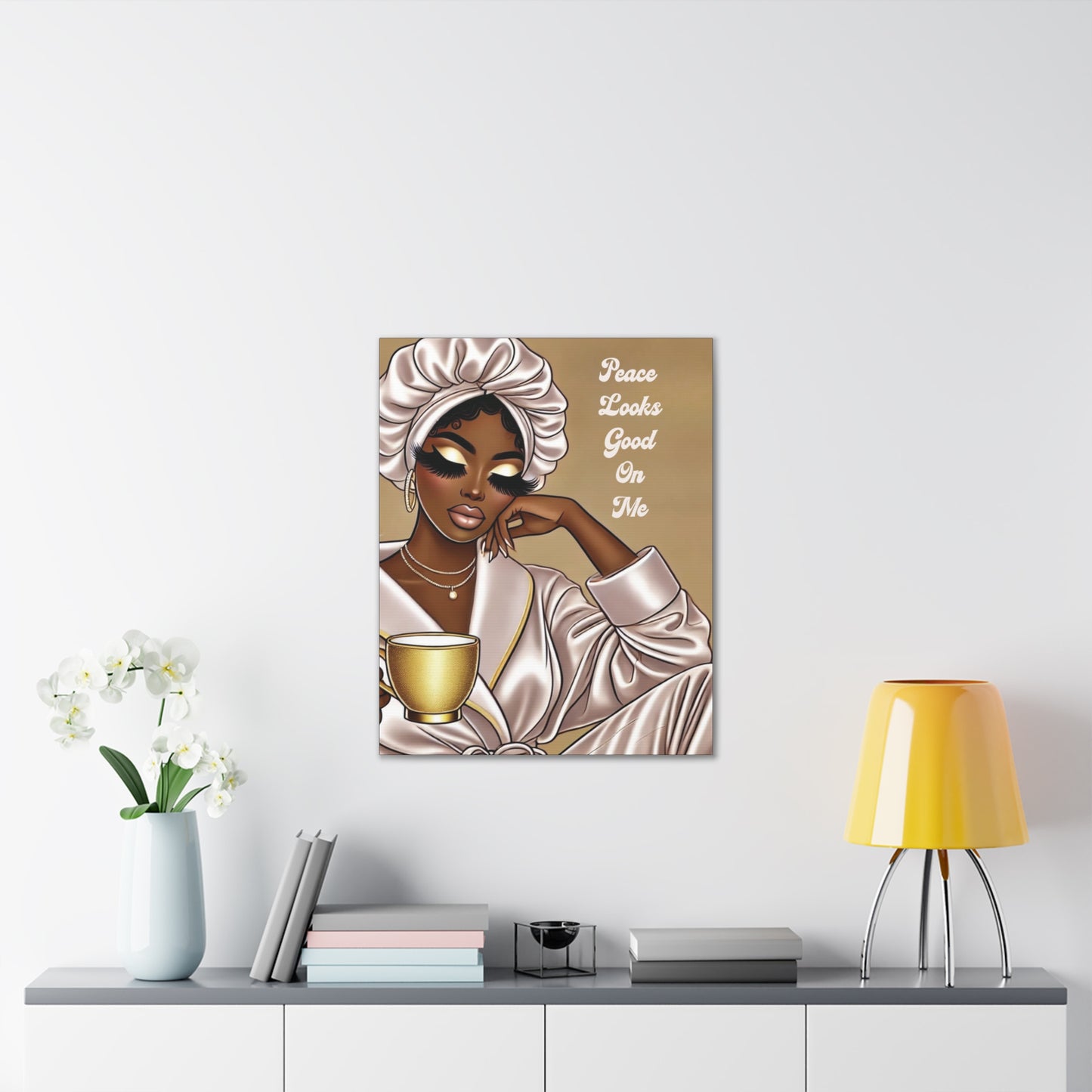 Peace Looks Good On Me - Canvas Art