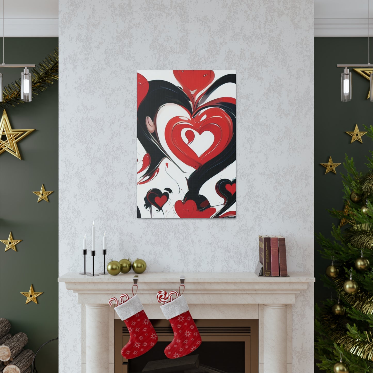 Hearts & Love - Canvas Gallery Wraps