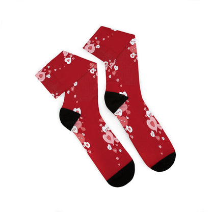 Conversation Bubble Hearts Socks