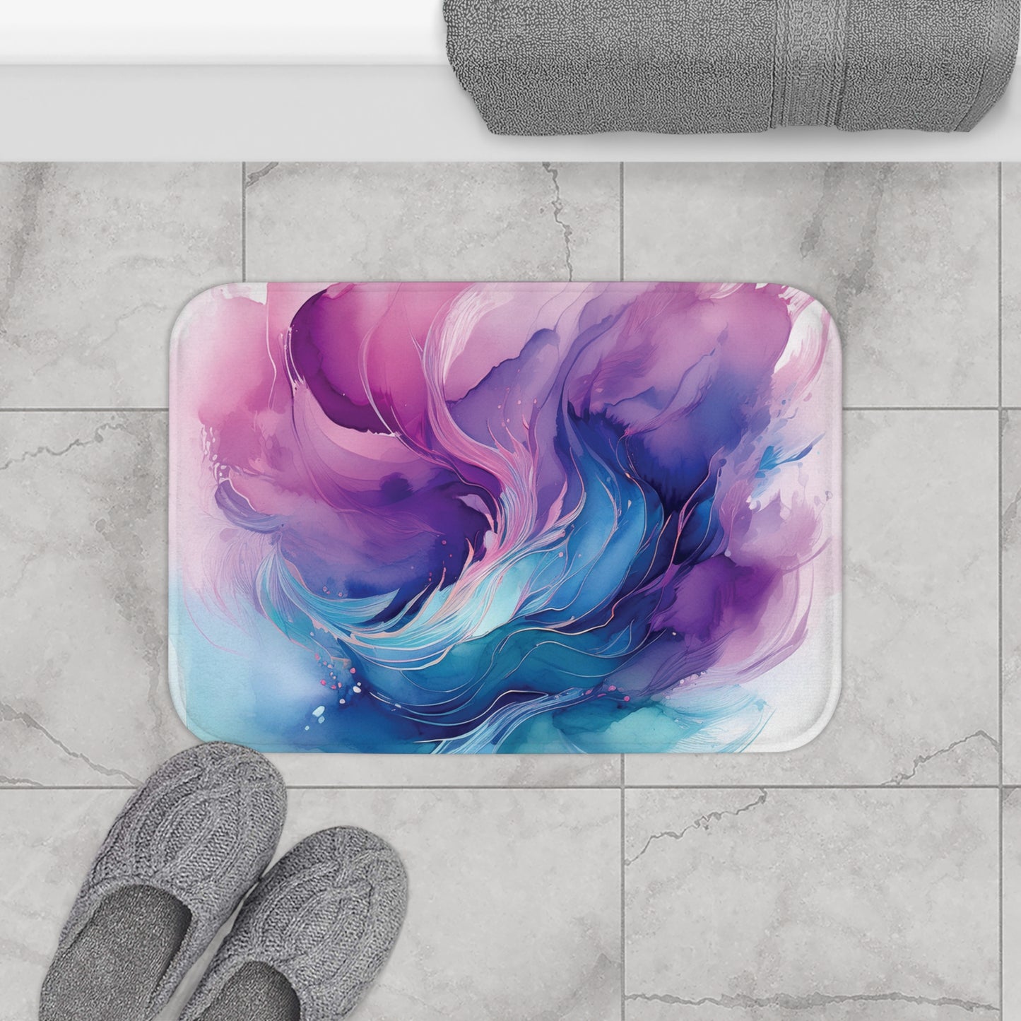 Pastel Colors - Bath Mat