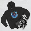 Georgia Gorillas (Blue) - Three-Panel Fleece Hoodie - Creatively Designed Shop