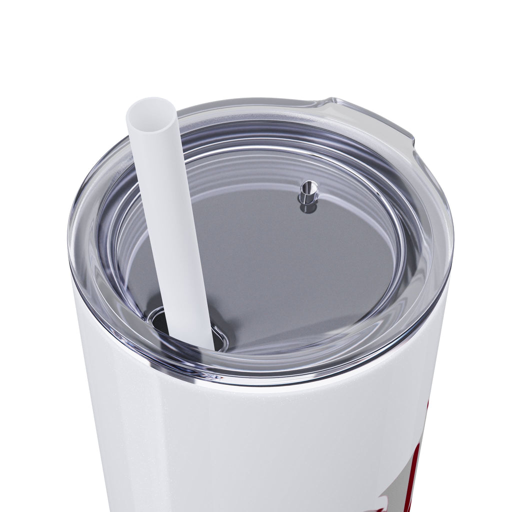 Drink Like A Boss - Skinny Tumbler with Straw, 20oz