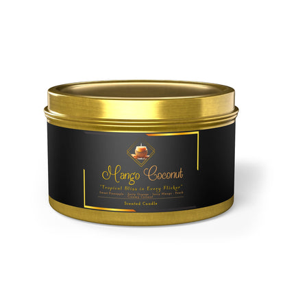 Mango Coconut - Tin Candles - Creatively Designed Shop