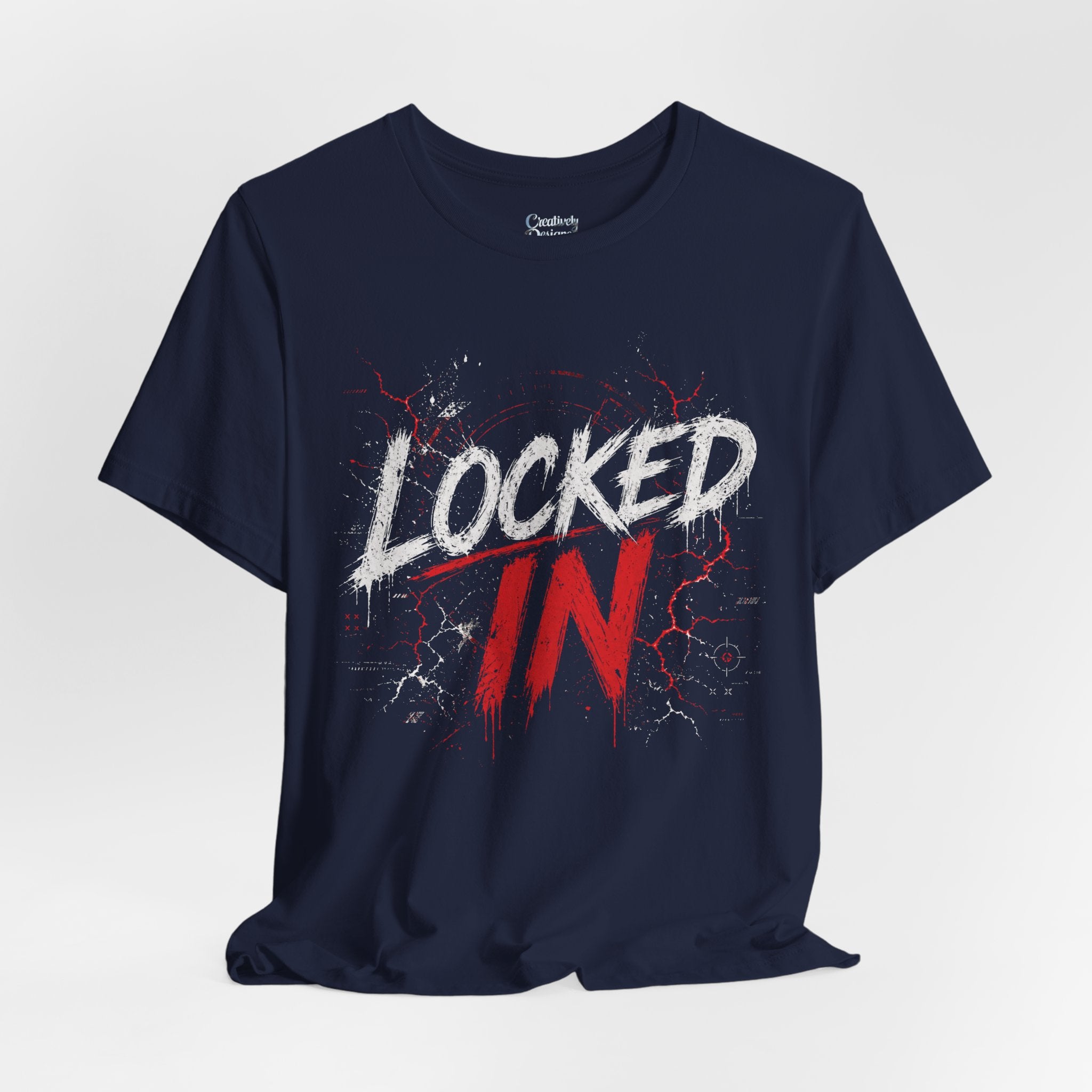 Locked In (Red) - Jersey Short Sleeve Tee