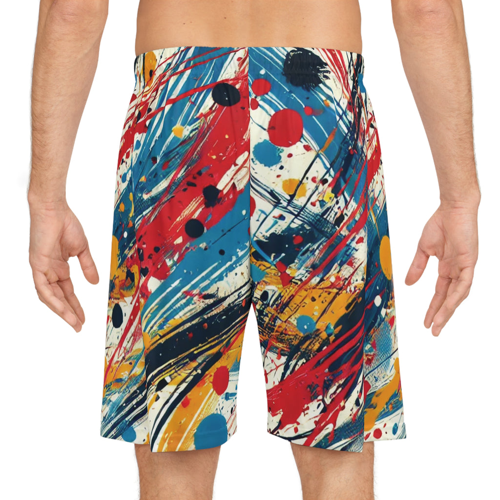 Colorful Art - Basketball Shorts (AOP)