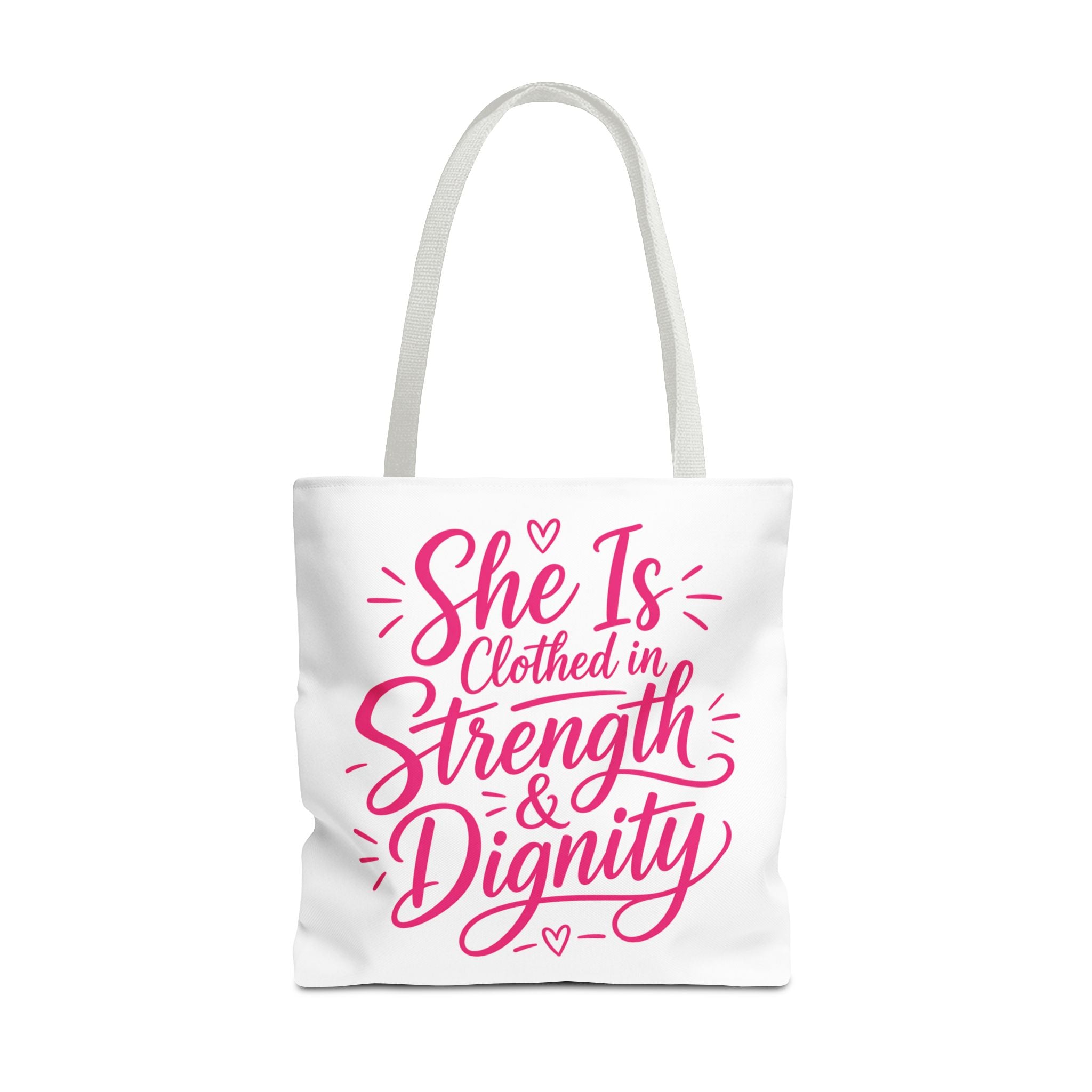 She Is Clothed in Strength & Dignity - Tote Bag