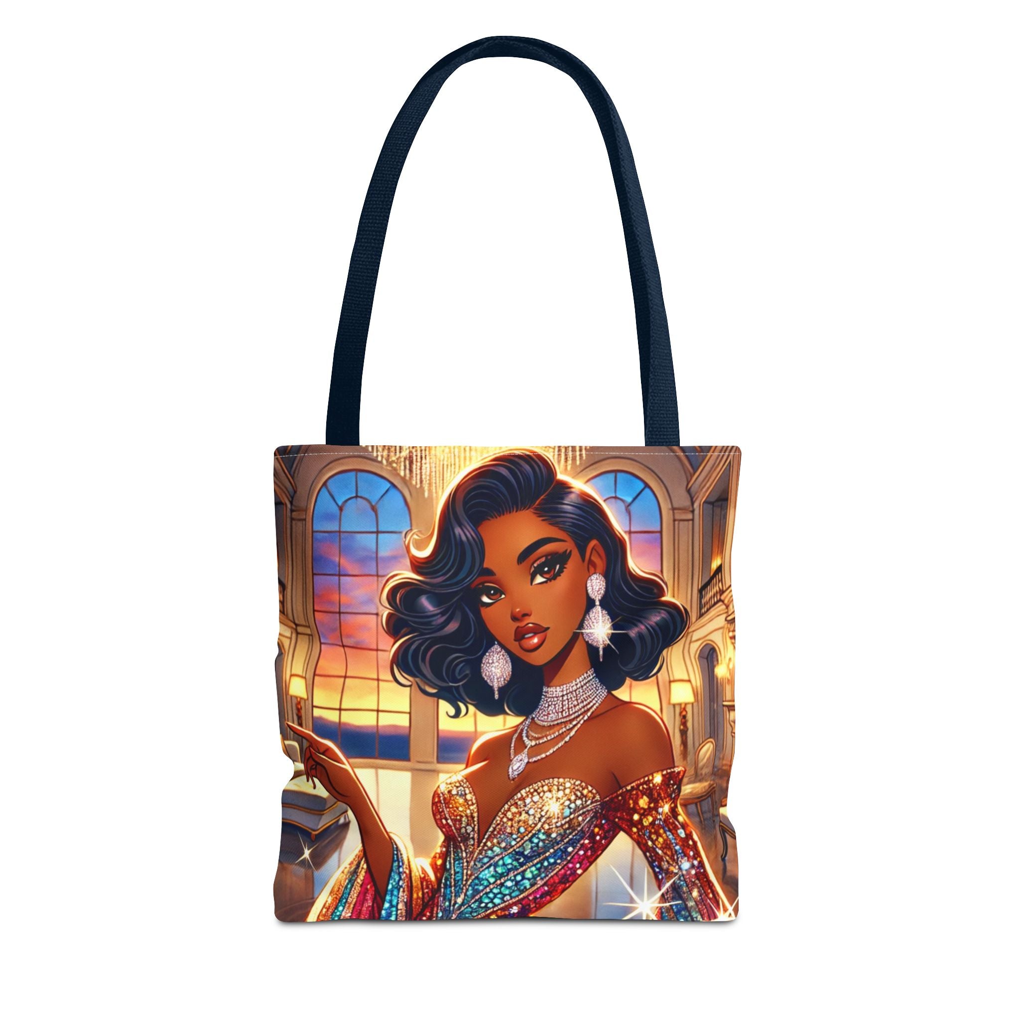"Elegance Suits Me" (Hazel) - Tote Bag (AOP)