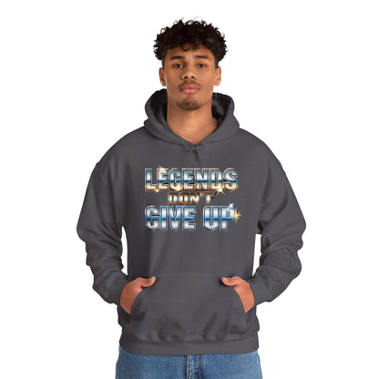 Legends Don't Give Up - Unisex Heavy Blend™ Hooded Sweatshirt - Creatively Designed Shop
