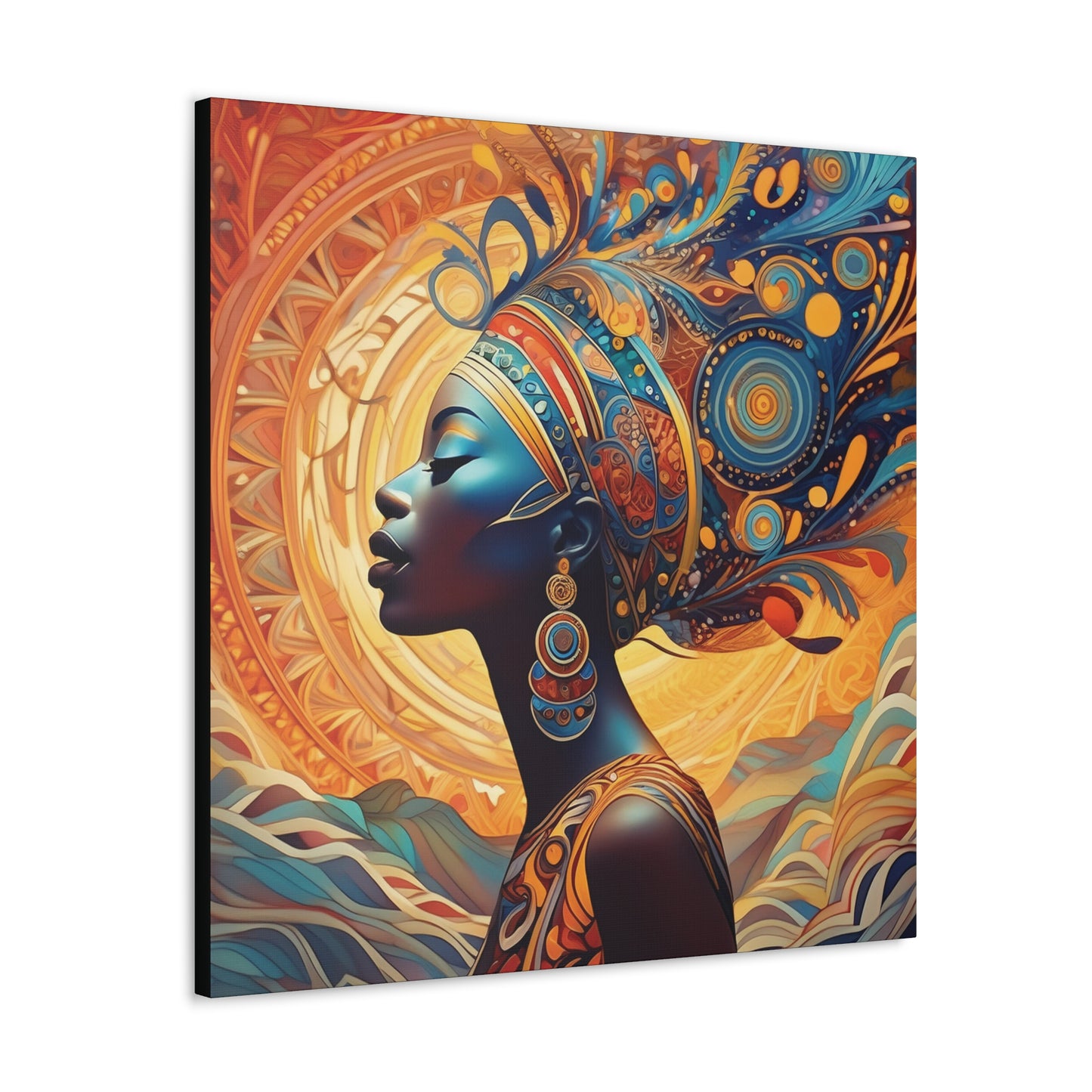 African Beauty - Canvas Gallery Wraps