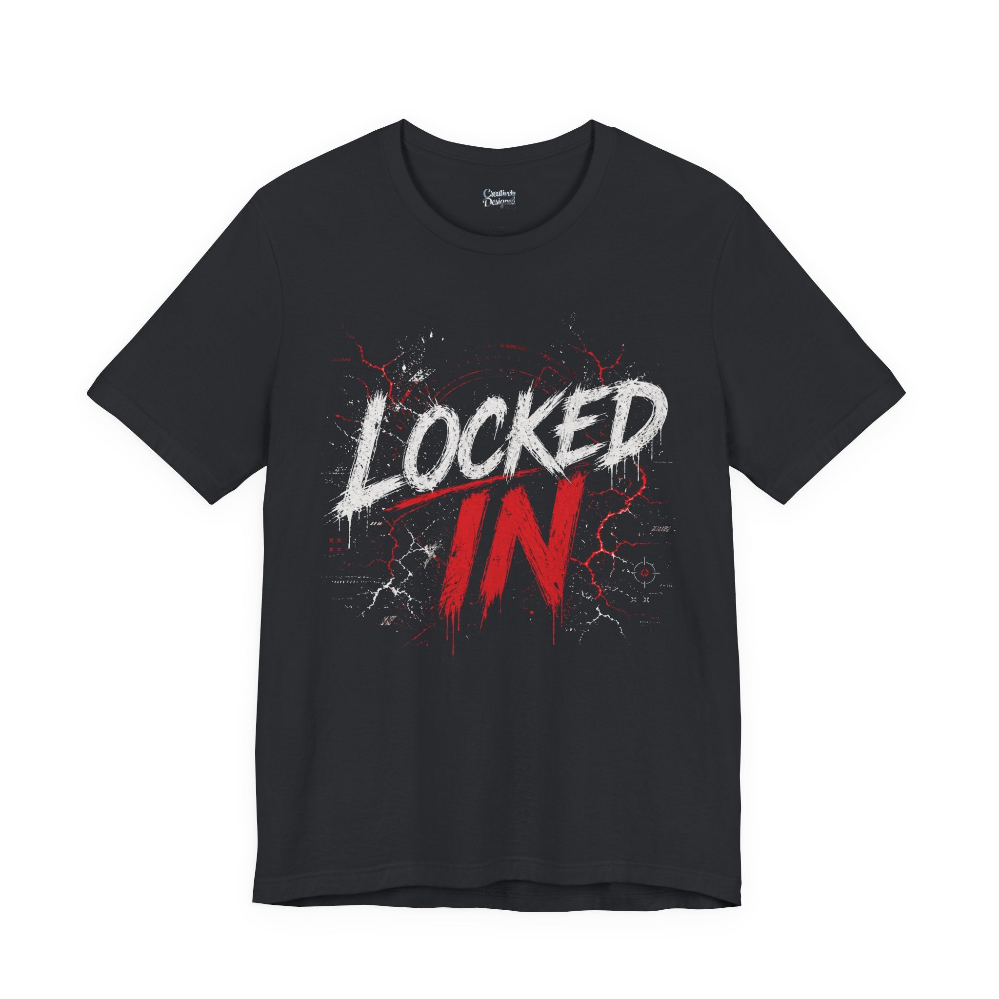 Locked In (Red) - Jersey Short Sleeve Tee