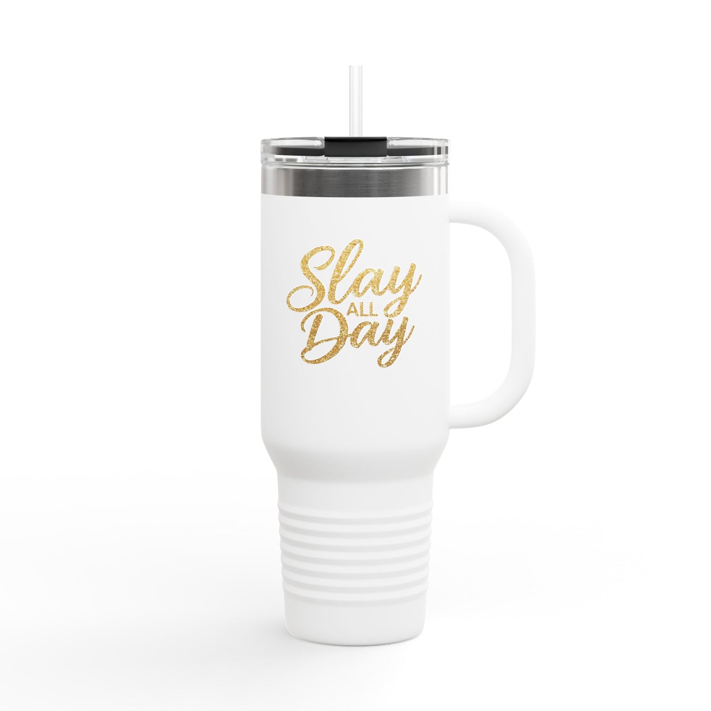 "Slay All Day" - Insulated Travel Mug, 40oz