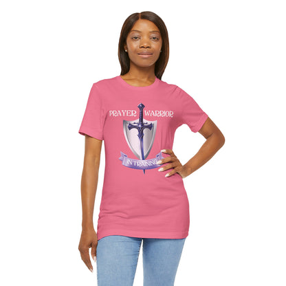 Prayer Warrior in Training - Unisex Jersey Short Sleeve Tee